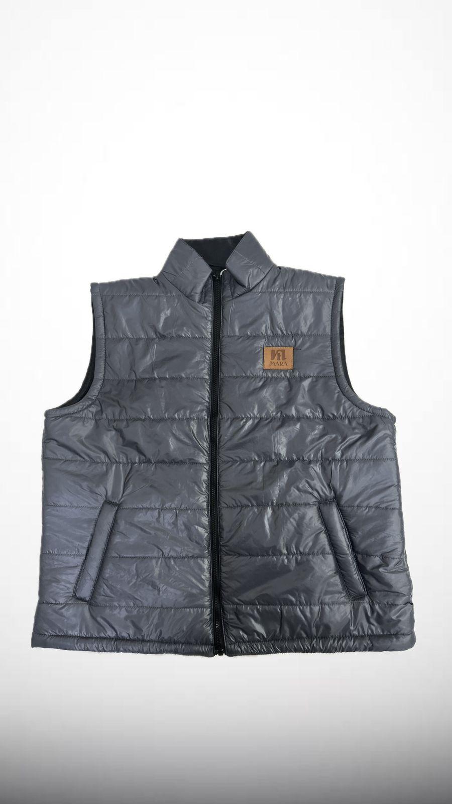 Gray pop puffer Jacket - Jaara